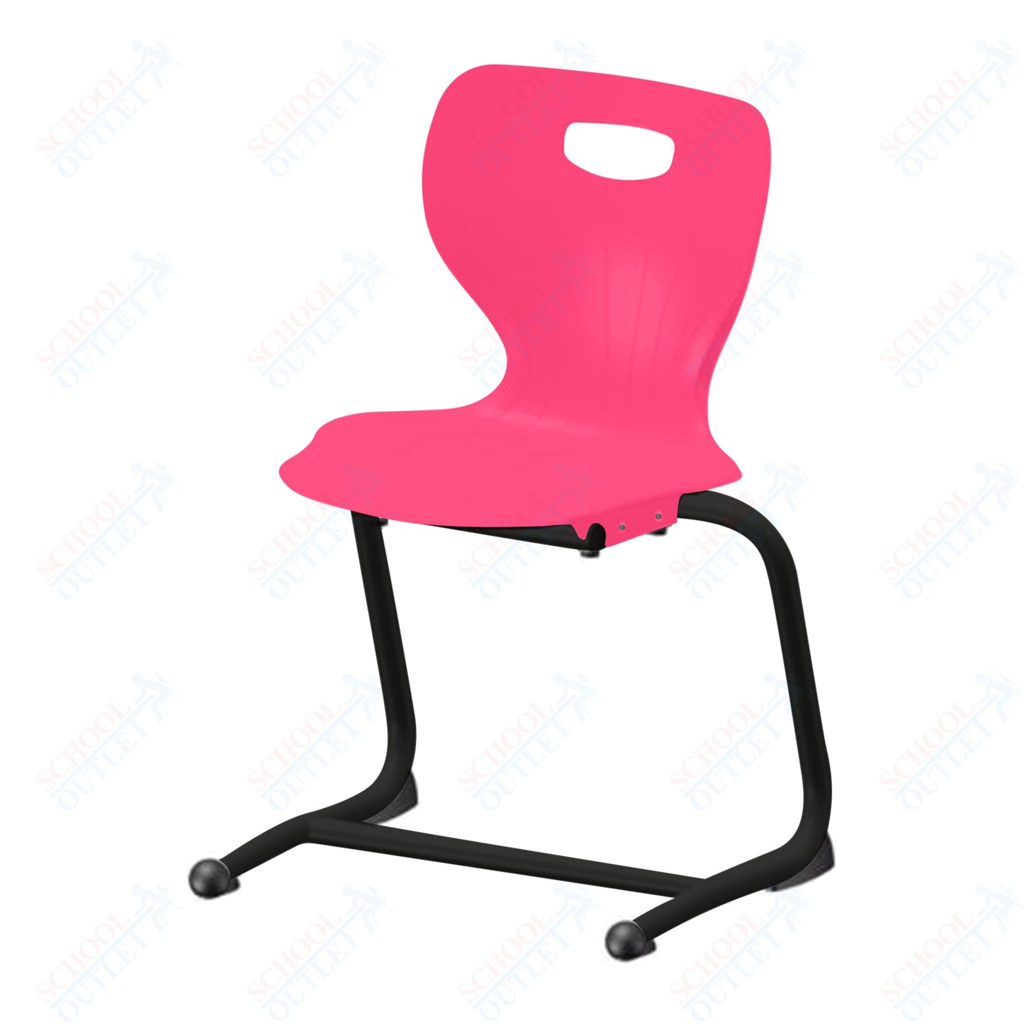 USA Capitol Euroflex 18" Stackable Cantilever Chair (3708)