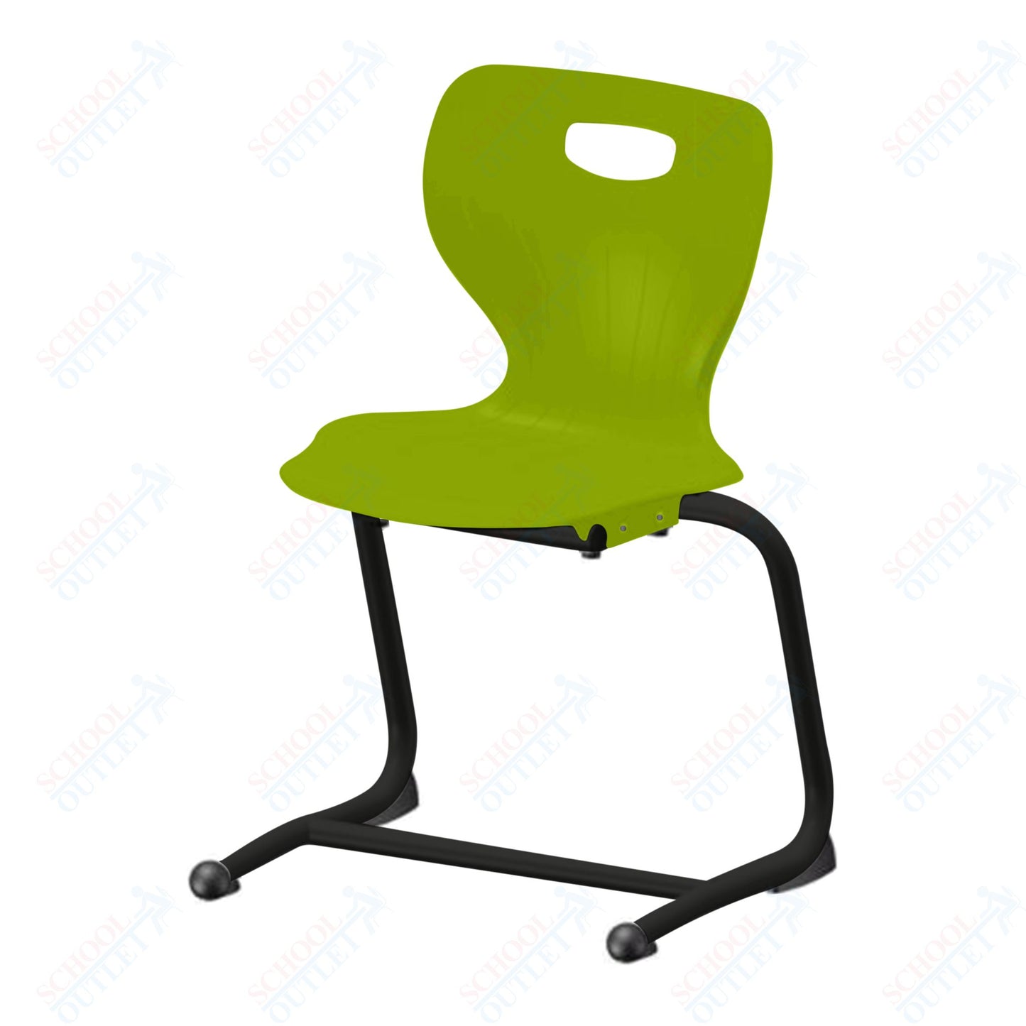 USA Capitol Euroflex 18" Stackable Cantilever Chair (3708)