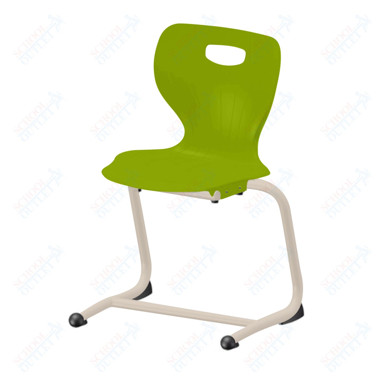 USA Capitol Euroflex 18" Stackable Cantilever Chair (3708)