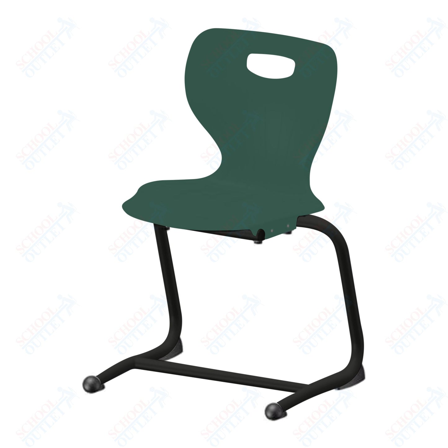 USA Capitol Euroflex 18" Stackable Cantilever Chair (3708)