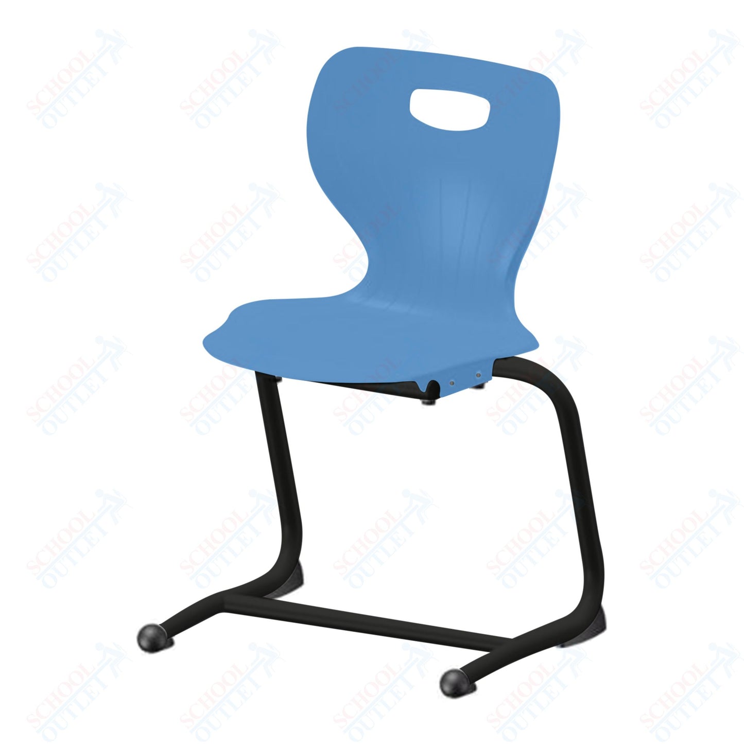 USA Capitol Euroflex 18" Stackable Cantilever Chair (3708)