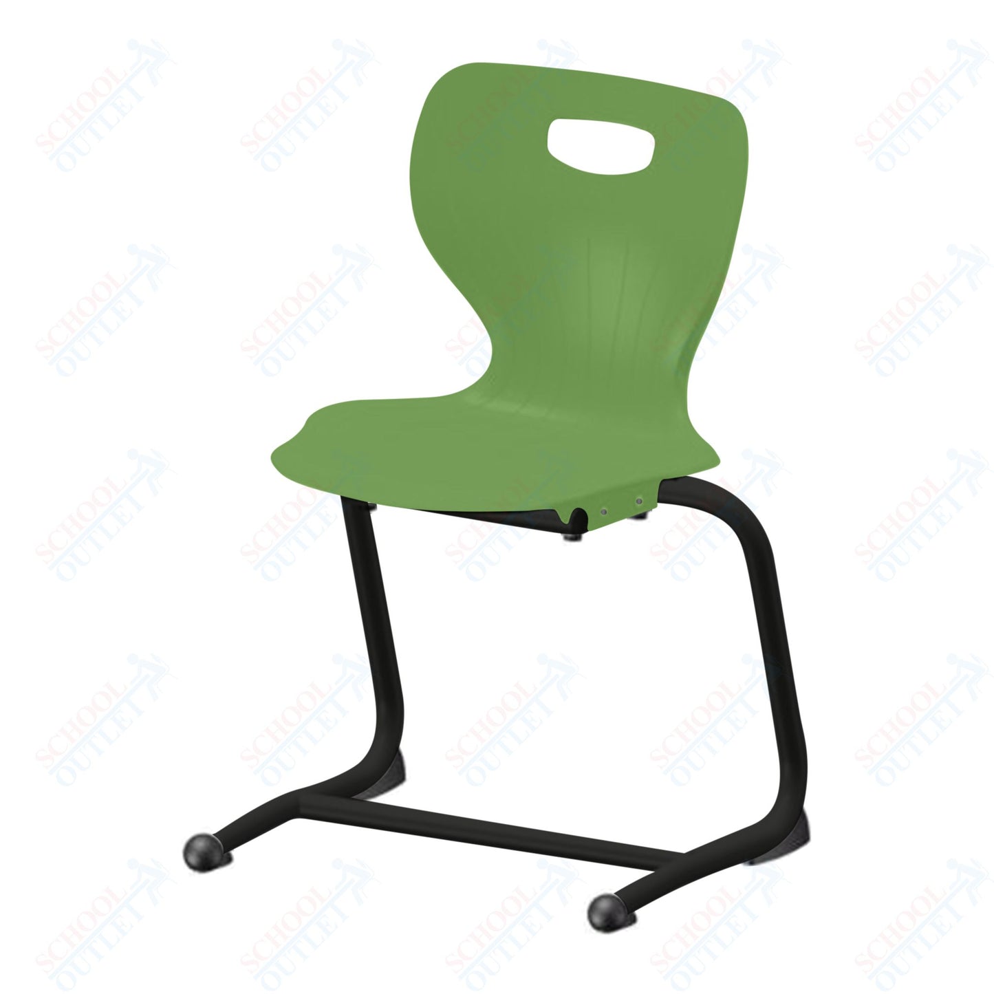 USA Capitol Euroflex 18" Stackable Cantilever Chair (3708)