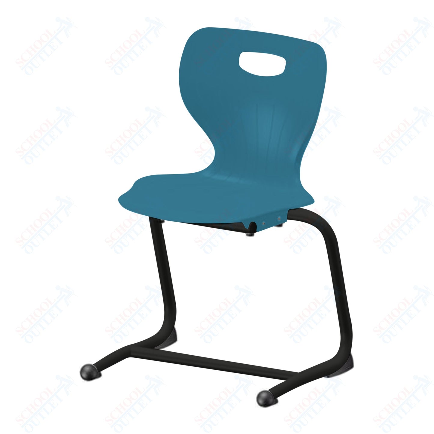 USA Capitol Euroflex 18" Stackable Cantilever Chair (3708)