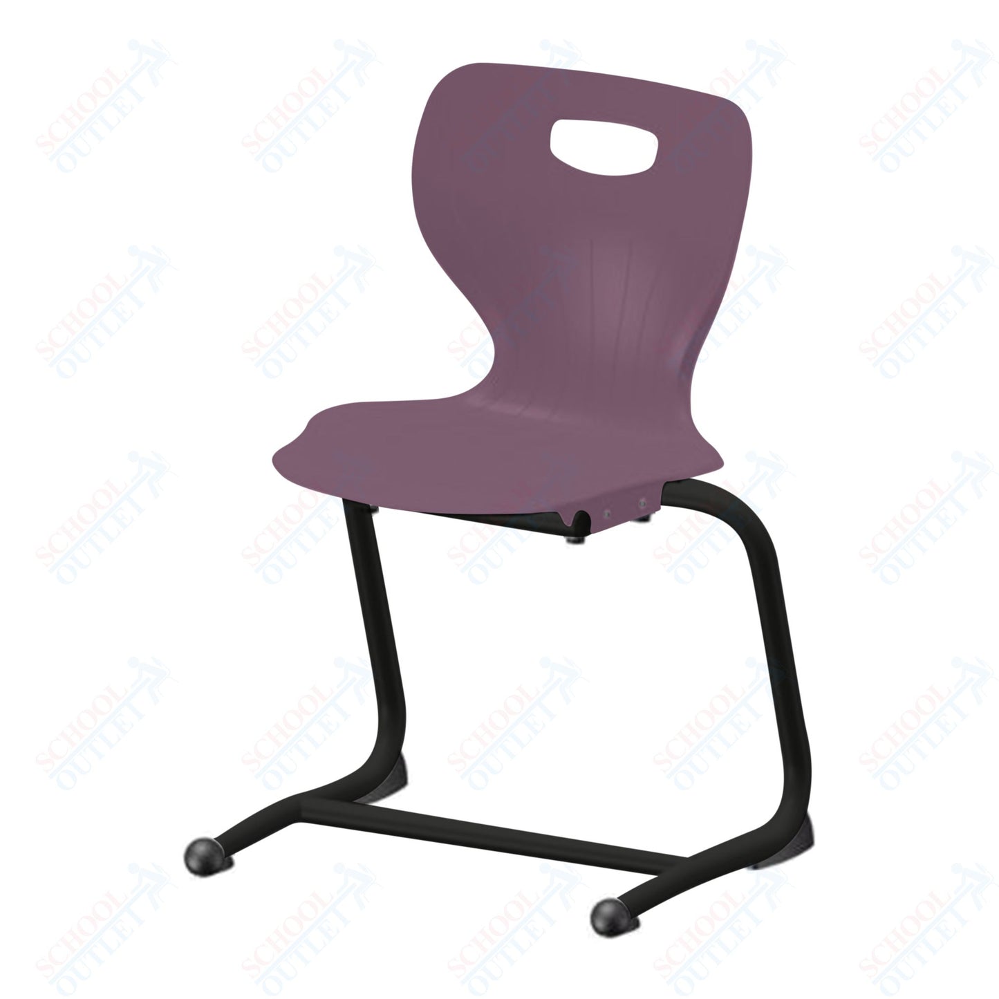 USA Capitol Euroflex 18" Stackable Cantilever Chair (3708)