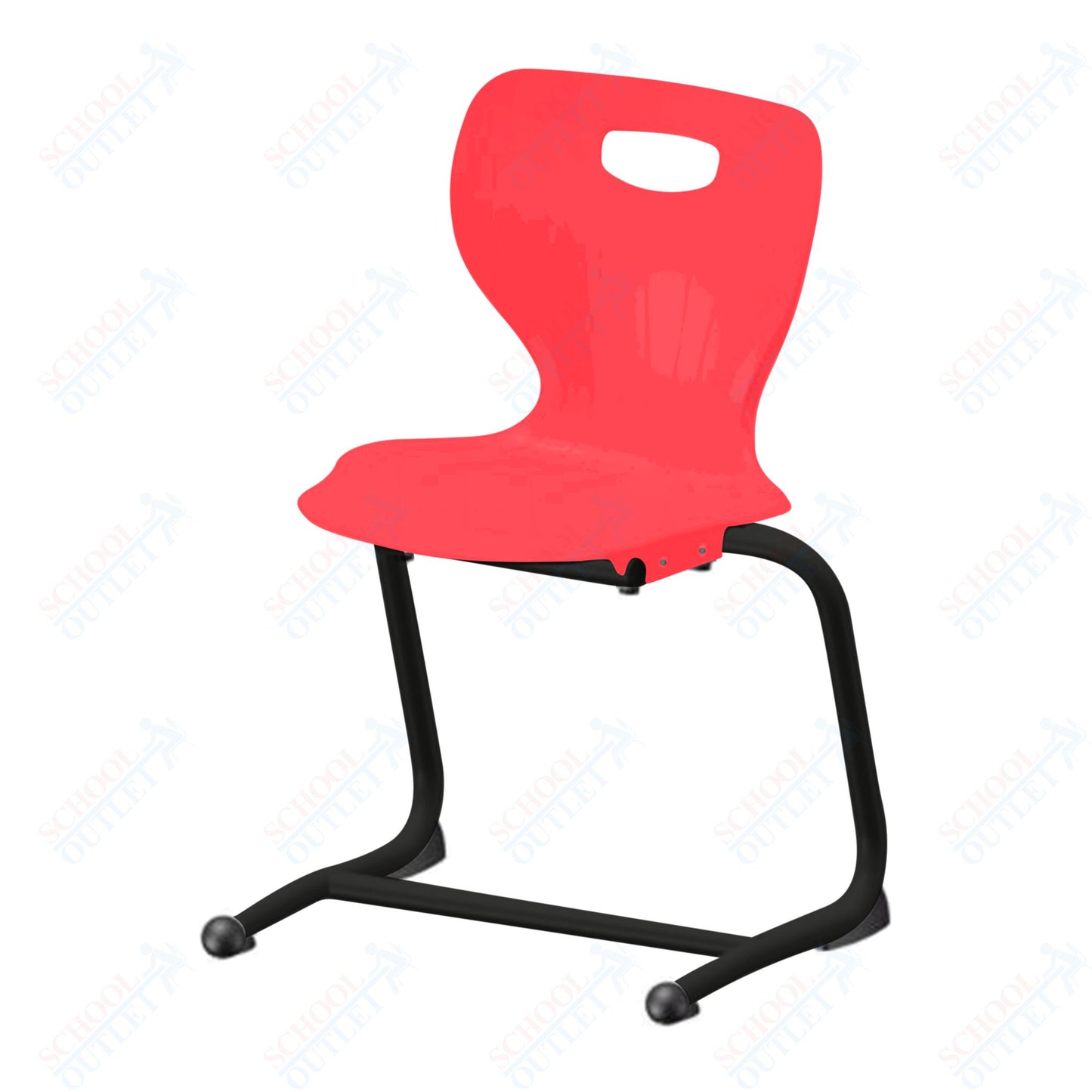 USA Capitol Euroflex 18" Stackable Cantilever Chair (3708)