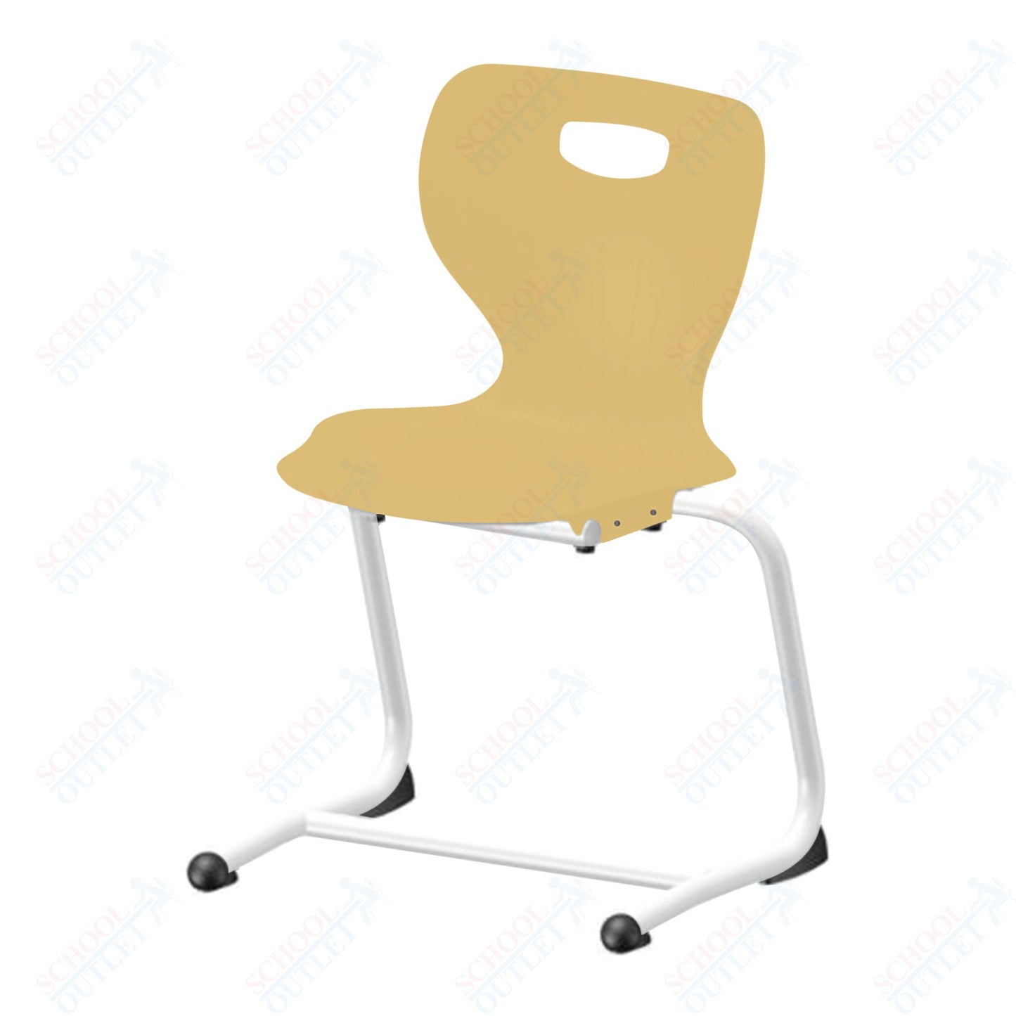USA Capitol Euroflex 18" Stackable Cantilever Chair (3708)