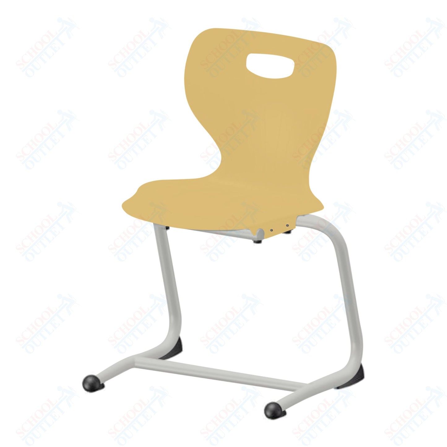 USA Capitol Euroflex 18" Stackable Cantilever Chair (3708)