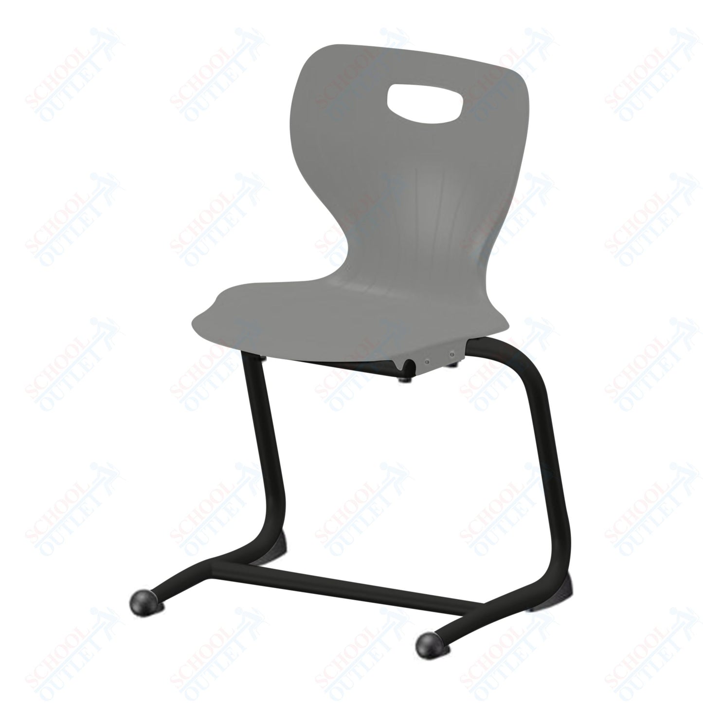 USA Capitol Euroflex 18" Stackable Cantilever Chair (3708)