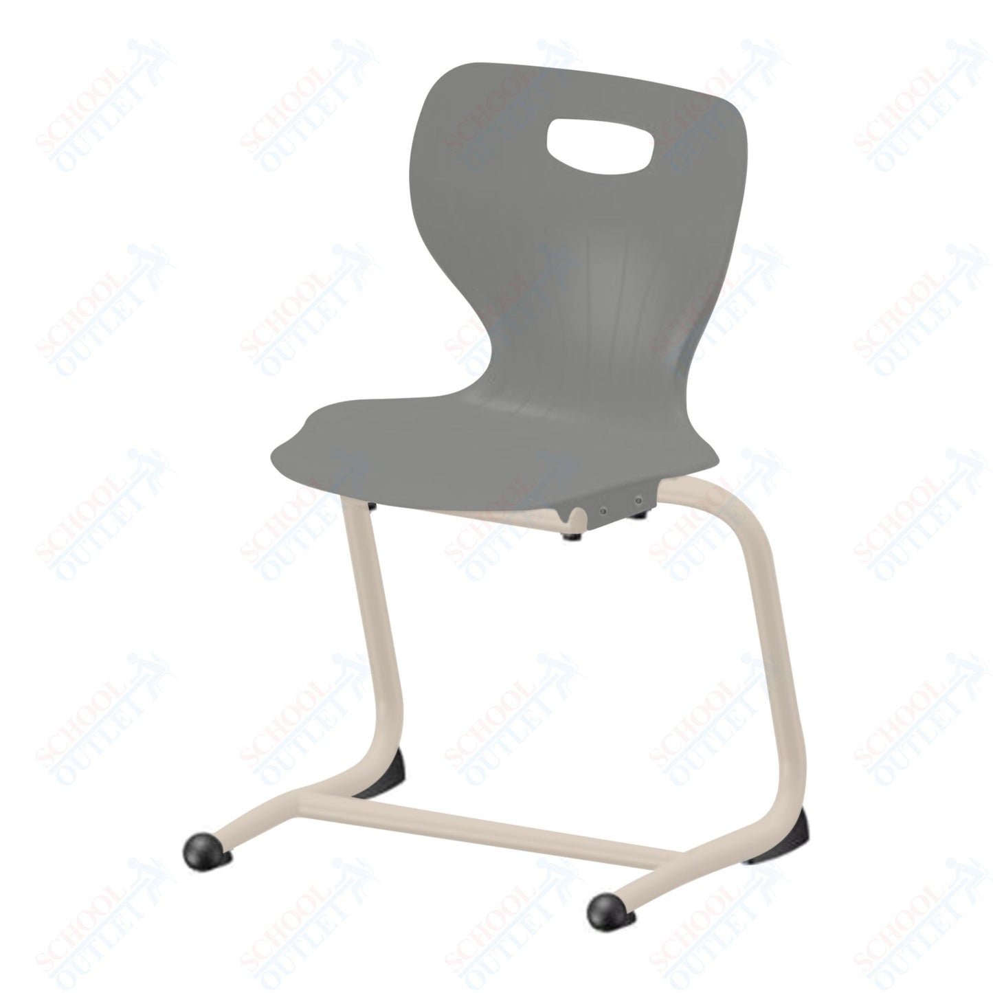 USA Capitol Euroflex 18" Stackable Cantilever Chair (3708)
