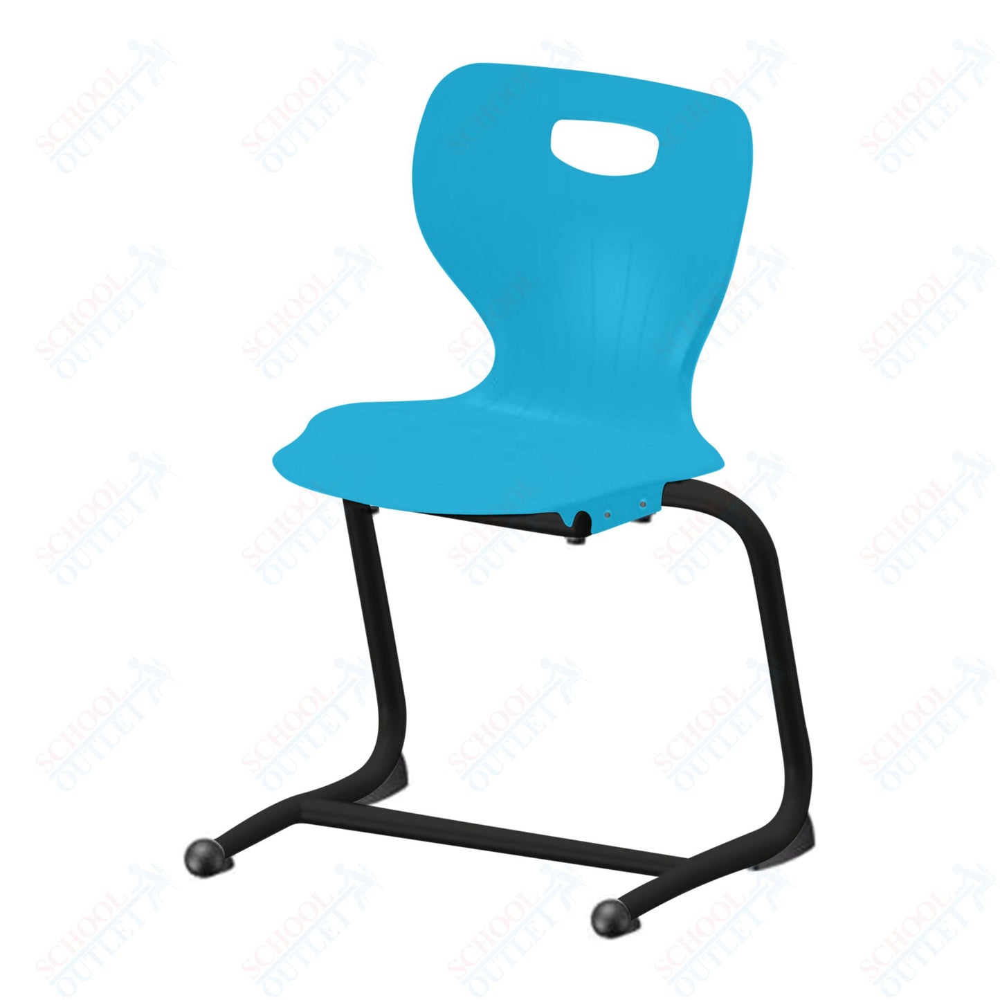 USA Capitol Euroflex 18" Stackable Cantilever Chair (3708)