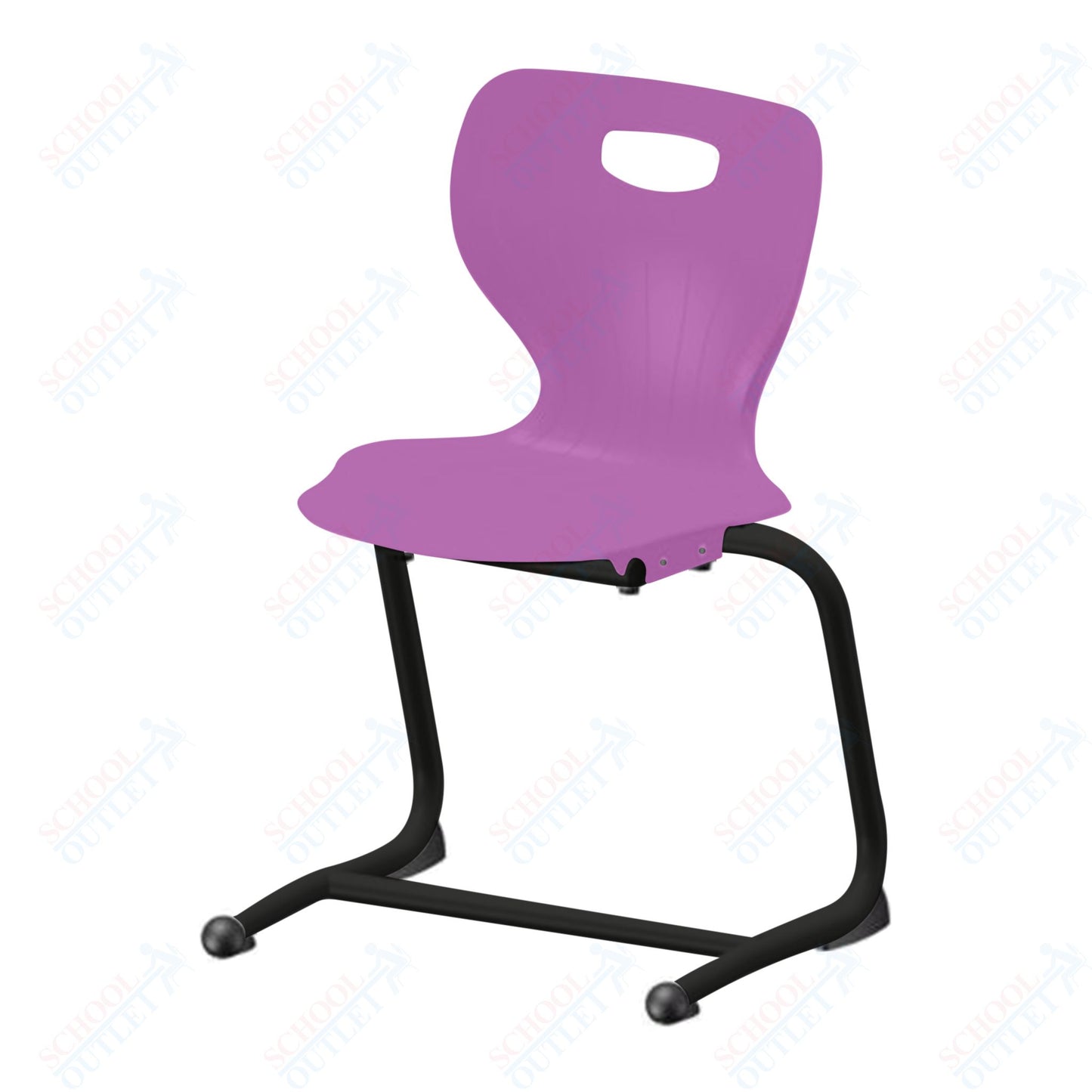 USA Capitol Euroflex 18" Stackable Cantilever Chair (3708)