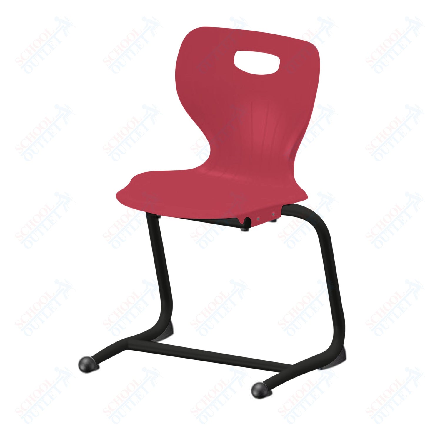 USA Capitol Euroflex 18" Stackable Cantilever Chair (3708)