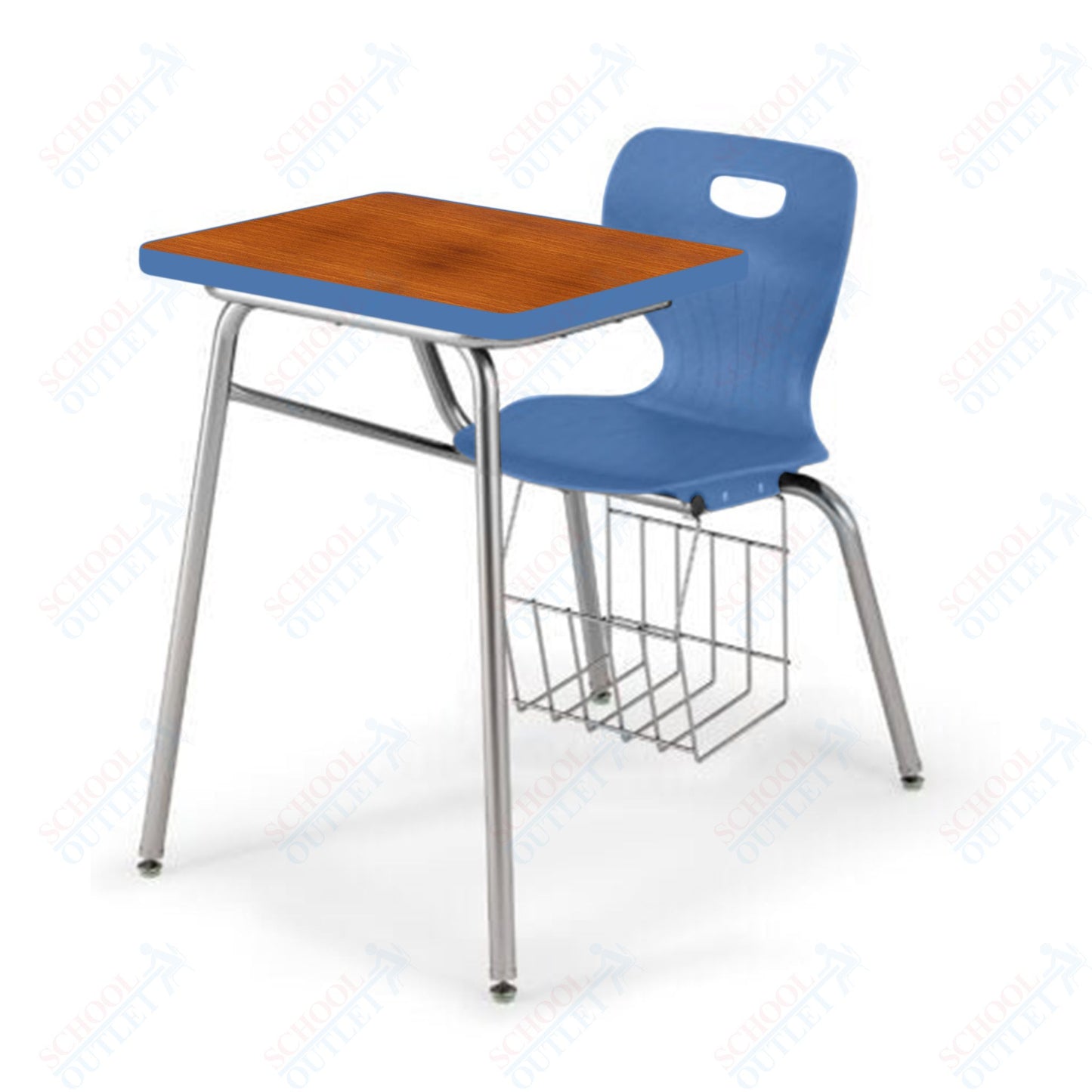 USA Capitol Euroflex 16" Combination Desk with Book Basket (3916)