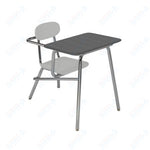 USA Capitol Legacy Combination Chair Desk, 17.5