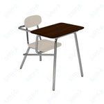 USA Capitol Legacy Combination Chair Desk, 17.5