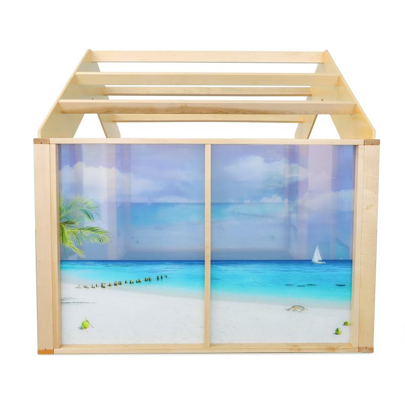 Whitney Brothers Nature View Play Beach House 60"W x 60"D x 60"H (WHT-WB1151)