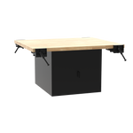 Diversified Woodcrafts 4-Station Workbench with 2 Door units - 64