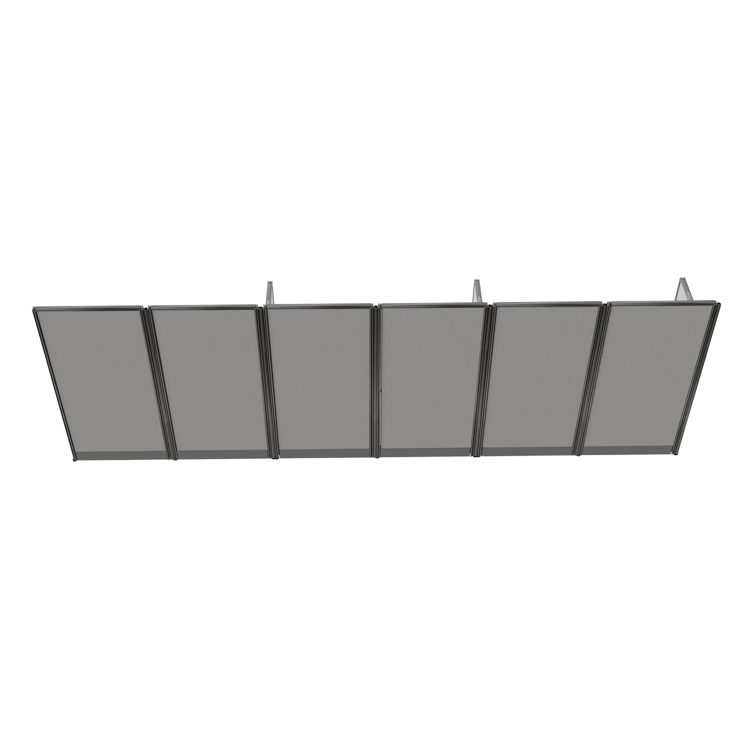 Regency Instant Office 3 Person In-Line Cubicle Panel Workstation 193"W x 33"D x 63"H (REG-WC36X92-03K-3P)