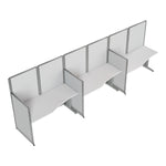 Regency Instant Office 3 Person In-Line Cubicle Panel Workstation 193