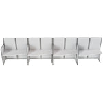 Regency Instant Office 4 Person In-Line Cubicle Panel Workstation 257