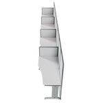 Regency Instant Office 4 Person In-Line Cubicle Panel Workstation 257