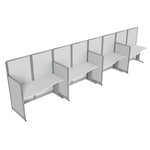 Regency Instant Office 4 Person In-Line Cubicle Panel Workstation 257