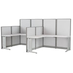 Regency Instant Office 2 Person F-Shaped Cubicle Panel Workstation 129