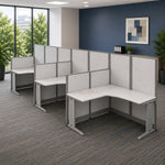 Regency Instant Office 3 Person F-Shaped Cubicle Panel Workstation 193
