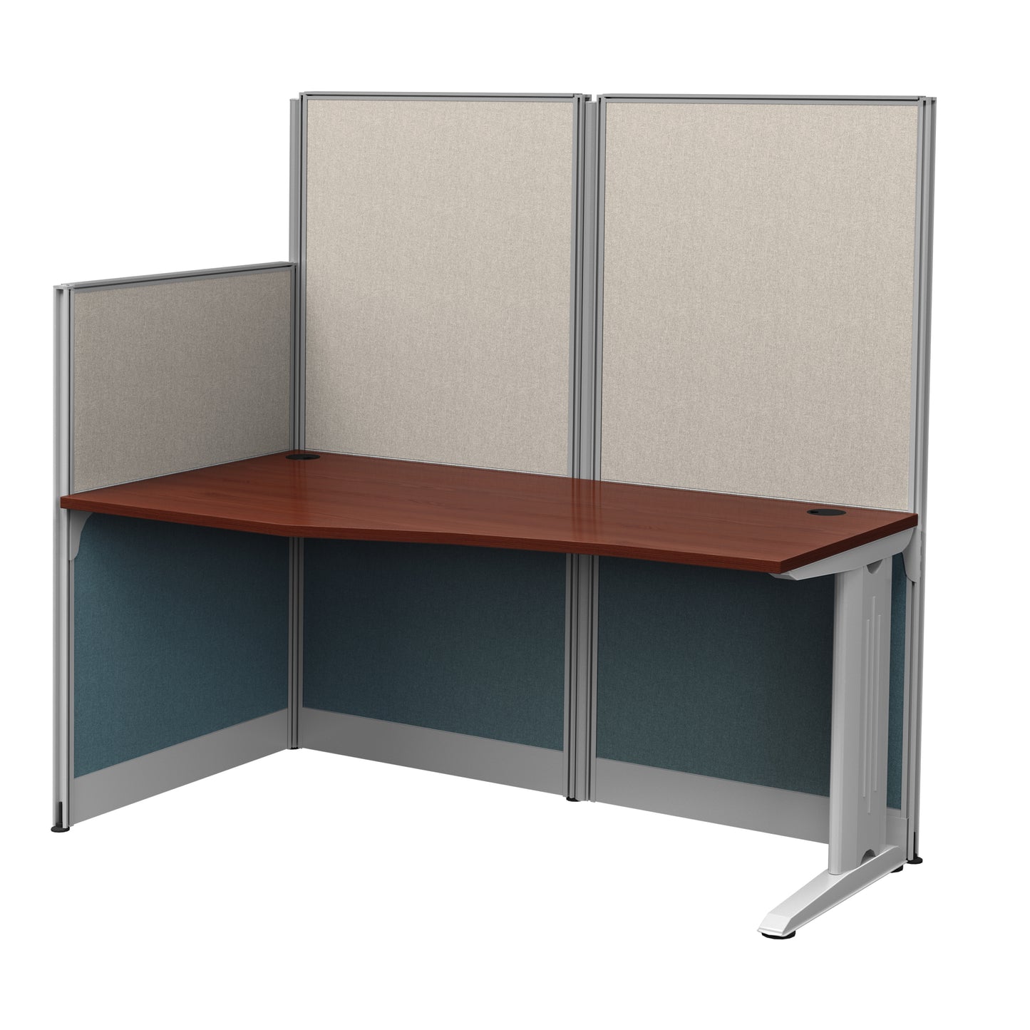 Regency Instant Office Straight Workstation with Panel 65"W x 33"D x 63"H (REG-WC36X92-03K)