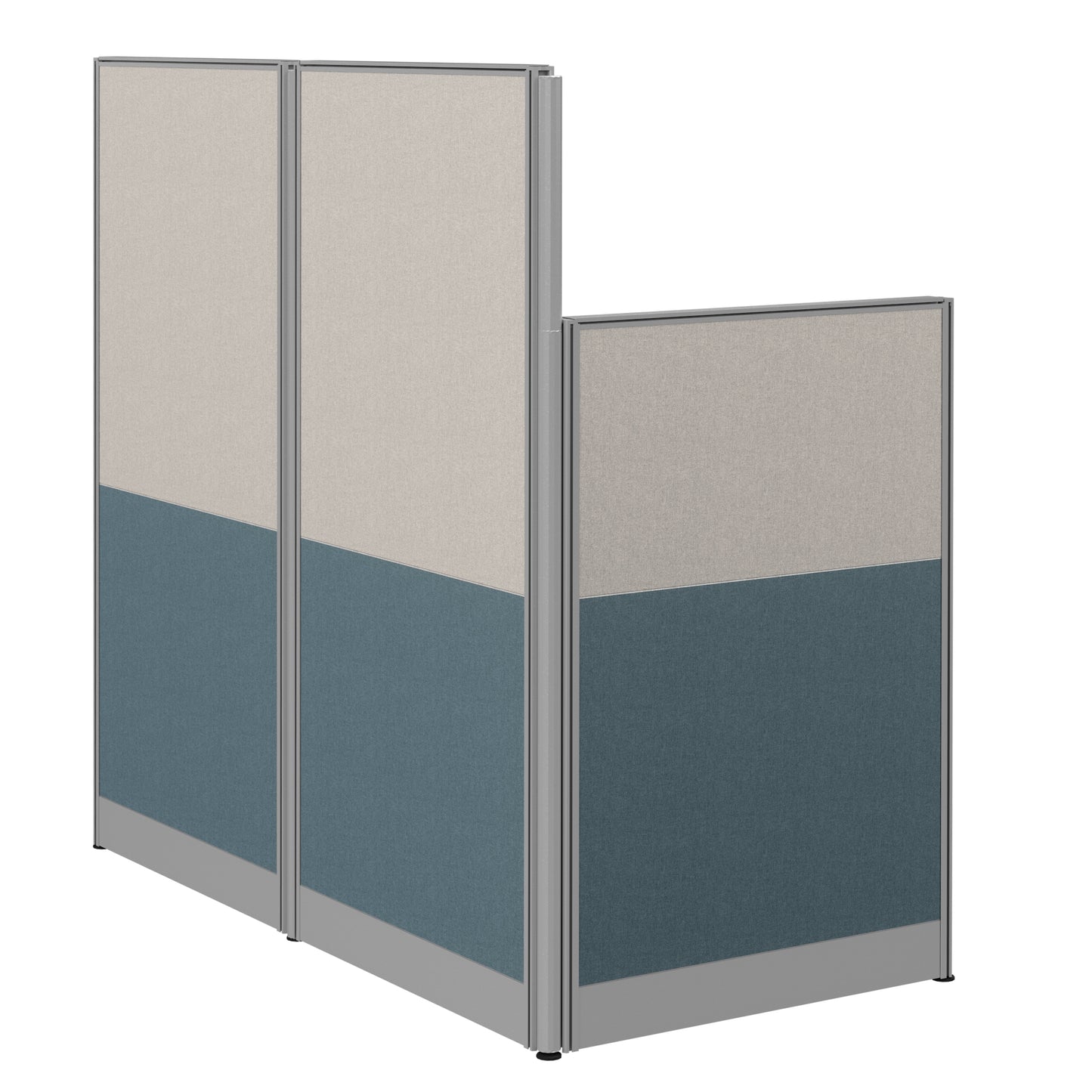 Regency Instant Office Straight Workstation with Panel 65"W x 33"D x 63"H (REG-WC36X92-03K)