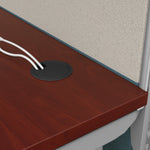Regency Instant Office 2 Person In-Line Cubicle Panel Workstation with Storage 129