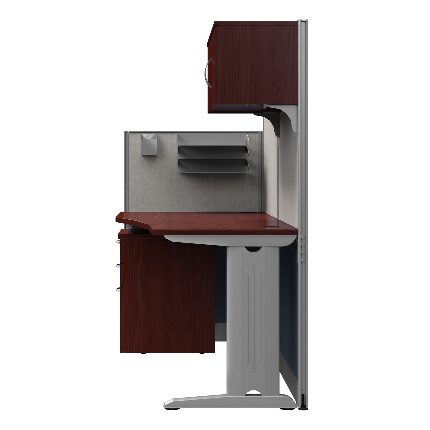 Regency Instant Office Straight Workstation Panel with Storage 65"W x 33"D x 63"H (REG-WC36X92-03STGK)