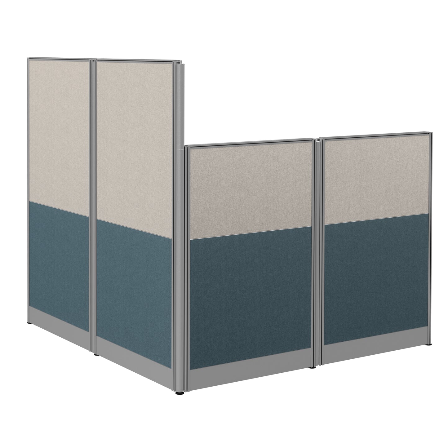 Regency Instant Office L-Workstation with Panel 65"W x 65"D x 63"H (REG-WC36X94-03K)