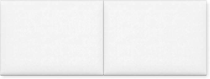 Jaxx Panelist Modern Padded Headboard - Set of 2 Wall Mounted Panels (Each 22.5"H x 30"W)- Queen Double Tall (19723)