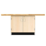 Diversified Woodcrafts 4-Station Wood Workbench with 2 Doors and 6 Drawers - 64