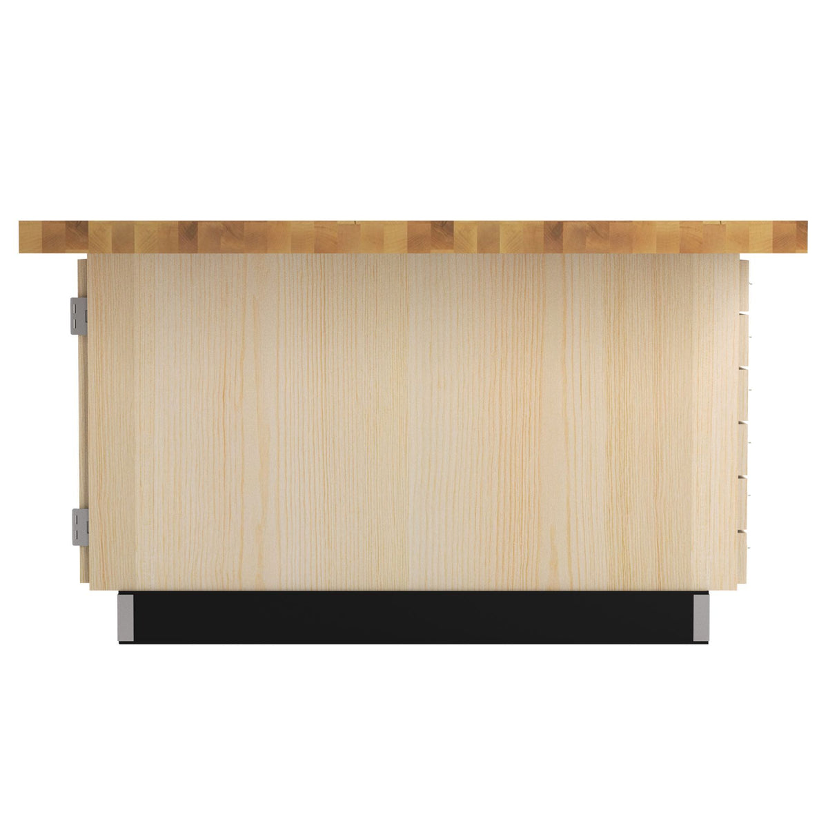 Diversified Woodcrafts 4-Station Wood Workbench with 2 Doors and 6 Drawers - 64" W x 54" D