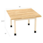 Diversified Woodcrafts Four-Station Craft Table - 48