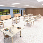 Diversified Woodcrafts Four-Station Craft Table - 48