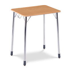 Virco Z202630BHM - ZUMA Series Student Desk, Hard Plastic 20" x 26-1/8" Top, 30"H with wire backpack hanger