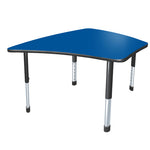 Allied Aero Palm Single Student Desk with Adjustable Height 33
