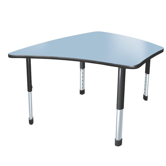 Allied Aero Palm Dry Erase Student Desk with Adjustable Height 33"W x 30"D x 19"-31"H (ALD-ARO3036PADE)