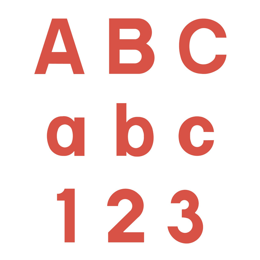AccuCut 4 Inch Professional Deluxe Alphabet and Numbers 62 Piece Die Set (ACC - BD104) - SchoolOutlet