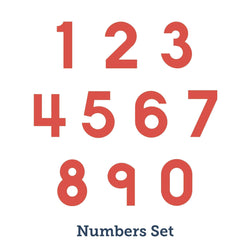 Accucut Block Numeric Professional Die Set of 10 Pieces (ACC-BN104)