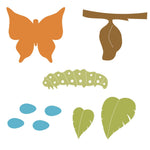 AccuCut Butterfly Life Cycle Professional Die Set of 5 Pieces (ACC - DS026L) - SchoolOutlet