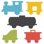 Accucut Locomotive and Railway Professional Large Die Set of 5 Pieces (ACC - DS042L) - SchoolOutlet