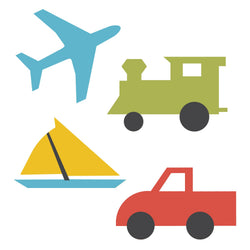 Accucut Transportation Professional Large Die Set of 4 Pieces (ACC-DS045L)