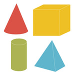 AccuCut Geometric Set 2 2D Large Professional Die Set of 4 Pieces (ACC - DS125L) - SchoolOutlet