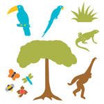 AccuCut Rainforest Ecosystem Professional Science Classroom Die Set of 7 Pieces (ACC - DS226) - SchoolOutlet
