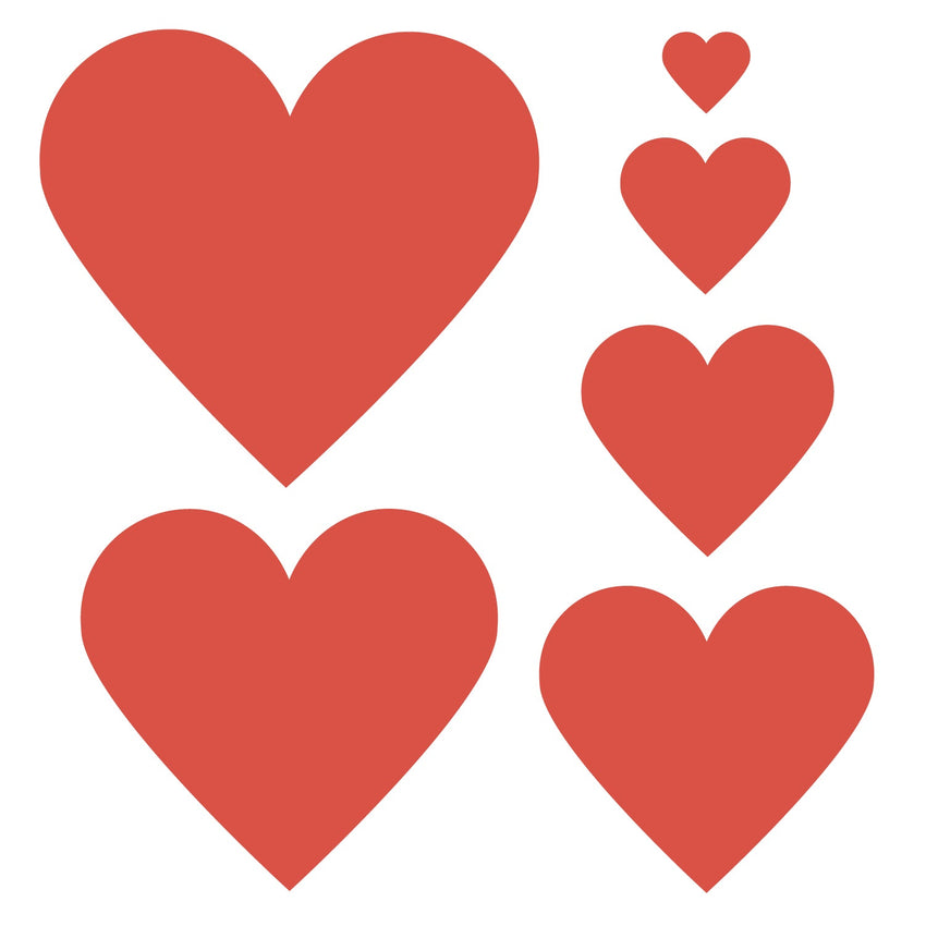 Accucut Hearts Professional Die Set of 2 Pieces (ACC - H1452J) - SchoolOutlet