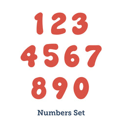 Accucut Jellybean Numbers Large Professional Die Set of 10 Pieces (ACC-JBN104)